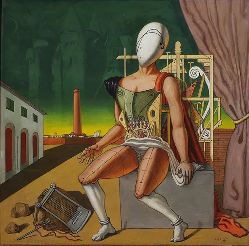 Джорджо де Кирико, «Орфей — уставший трубадур», 1970.