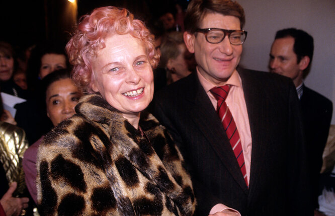 Вивьен Вествуд и Ив Сен Лоран, 1991 год