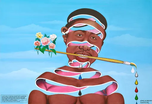 Чери Самба, J’aime la couleur, 2003. Коллекция Fondation Louis Vuitton. Фото: Клод Жермен, Primae