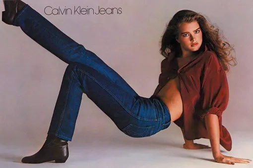 Брук Шилдс для Calvin Klein, 1980 год Брук Шилдс для Calvin Klein, 1980 год