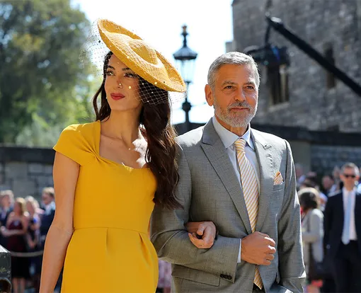 Амаль и Джордж Клуни на свадьбе Меган Маркл и принца Гарри Амаль и Джордж Клуни на свадьбе Меган Маркл и принца Гарри