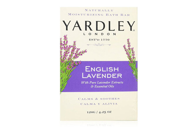 English Lavender with Essential Oils Soap Bar, Yardley