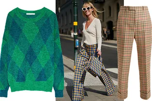 С чем носить брюки с принтами осенью: 10 гармоничных сочетаний