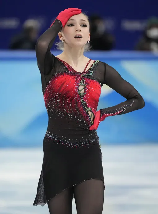 Камила Валиева на Олимпиаде в Пекине, 2022