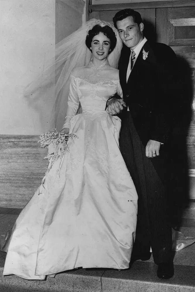 Элизабет Тейлор и Конрад Хилтон, 13 мая 1950 года