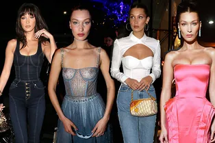 10 самых сексуальных корсетных нарядов Беллы Хадид