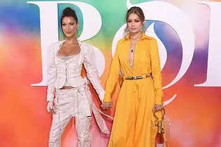 Белла и Джиджи Хадид, Роузи Хантингтон-Уайтли, Карин Ройтфельд на гала-ужине #BoF500