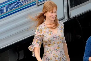 Николь Кидман на съемках второго сезона сериала «Большая маленькая ложь»