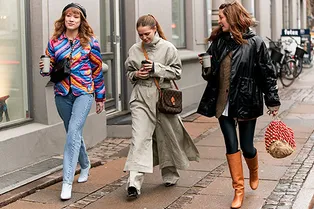 Самые актуальные сапоги, пальто и костюмы в 55 лучших кадрах с Недели моды в Копенгагене