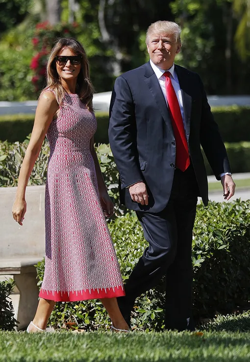 Мелания и Дональд Трамп