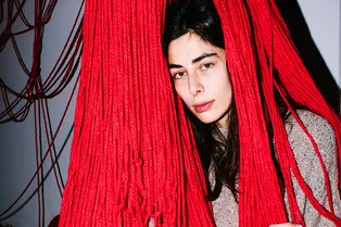 Анка Цицишвили и Мари Коберидзе на открытии «Секции» в ГУМе