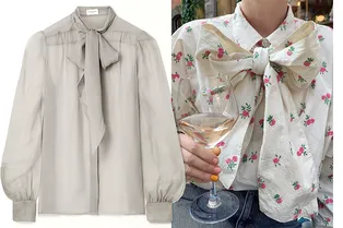 Для настоящих леди: 10 женственных блузок с бантами