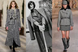 Носите этой осенью вещи в «гусиную лапку»