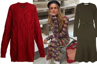 Платье-джемпер: 14 вариантов на осень