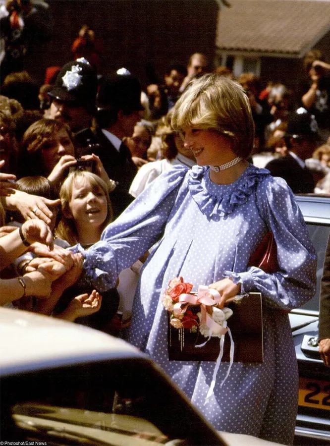 Принцесса Диана, беременная принцем Уильямом, 1982 год