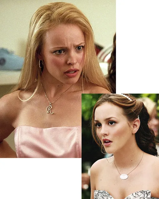 Риджина Джордж в «Дрянных девчонках», 2004 год; Блэр Уолдорф в «Сплетнице», 2007 год