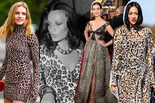 От Беллы Хадид до Сары Джессики Паркер: 18 самых провокационных платьев с леопардовым принтом