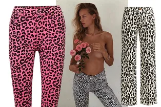 8 пар леопардовых джинсов, которые обожают француженки