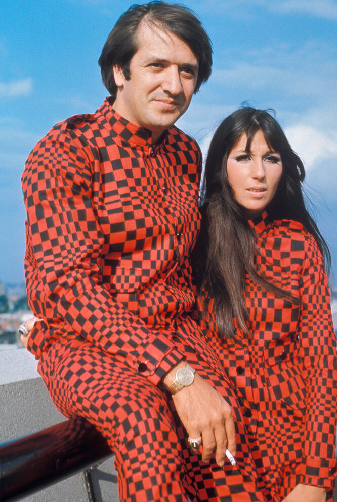 С мужем Сонни Боно, 1965 год