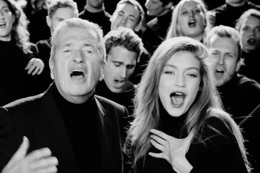 Марио Тестино спел с Джиджи Хадид Марио Тестино спел с Джиджи Хадид