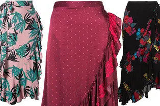 Где танцуют фламенко: 11 романтичных миди-юбок с запахом