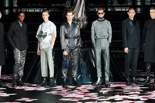 «Металлические» куртки, фантазийный леопард и новая офисная классика в коллекции Dior Pre-Fall — 2019 Men