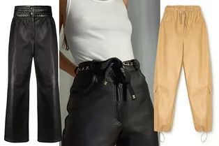 Где купить кожаные брюки: от масс-маркета до винтажа