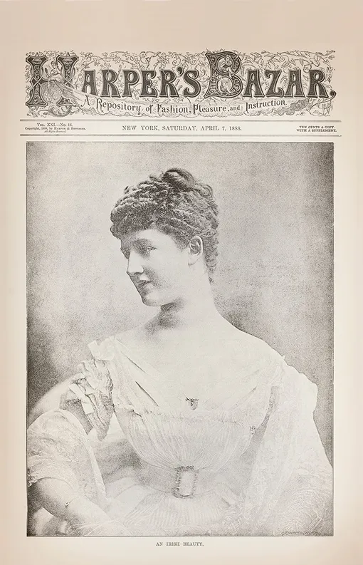 Первая модель на обложке The Symbol, 1888 Первая модель на обложке The Symbol, 1888