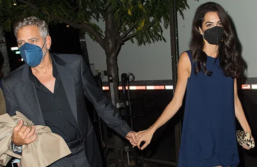 Джордж и Амаль Клуни в Нью-Йорке
