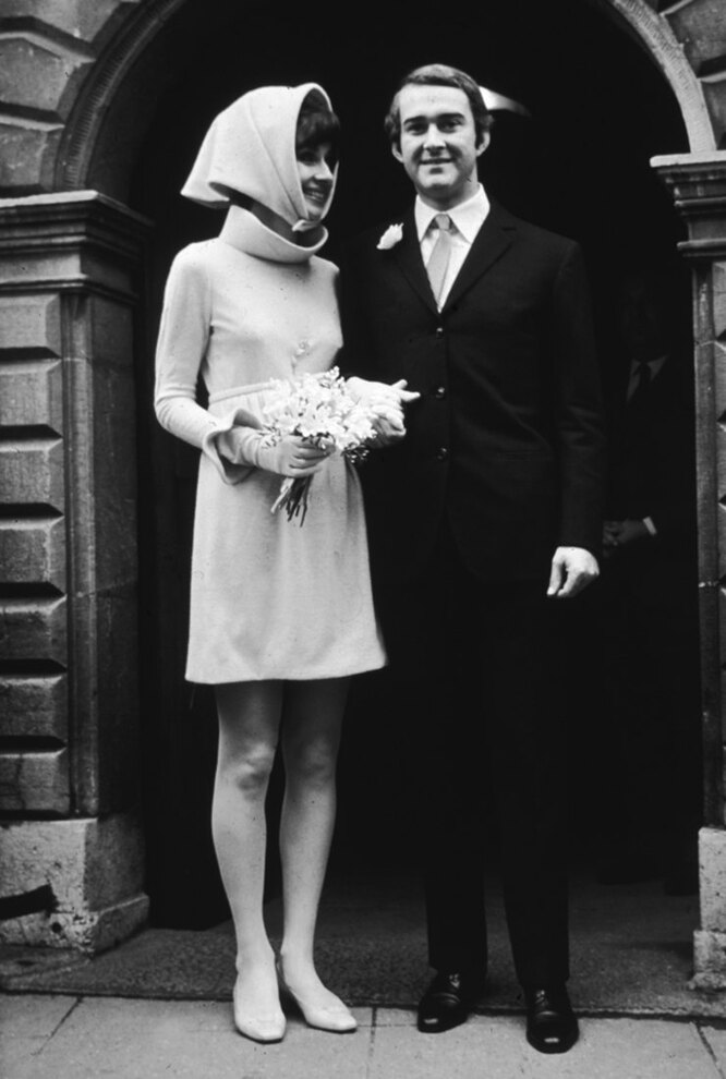 Свадьба Одри Хепберн с психиатром Андреа Дотти, 1969 год