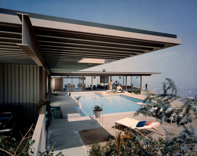 Вилла Case Study House #22 архитектора Пьера Кенига, 1960 год