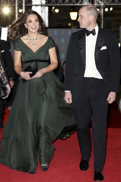 Кейт Миддлтон и принц Уильям на церемонии BAFTA-2018