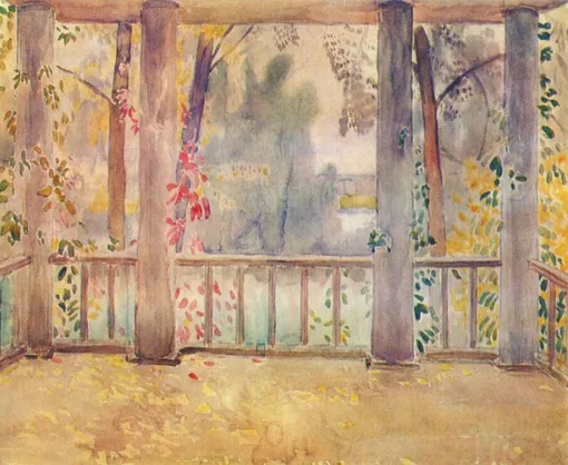 Виктор Борисов-Мусатов. «Балкон осенью», 1905 год Виктор Борисов-Мусатов. «Балкон осенью», 1905 год