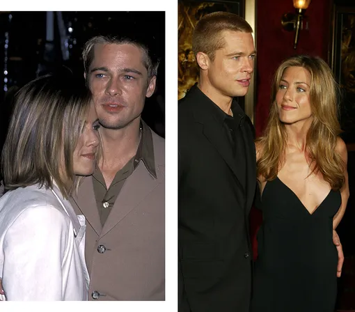 С Дженнифер Энистон, 2001-2004 годы С Дженнифер Энистон, 2001-2004 годы