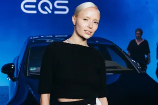 Анна Александрова и Иван Чуйков на презентации Mercedes