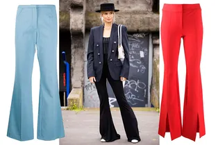 Этим летом носим брюки клеш, которые всех стройнят