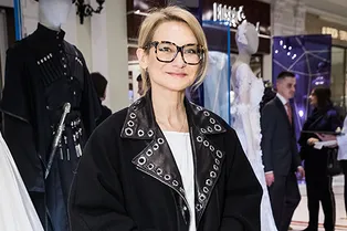 Эвелина Хромченко, Ингеборга Дапкунайте и Ингрид Олеринская на показе Bosco Ceremony