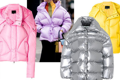 Открываем сезон пуховиков: 18 ярких дутых курток для первых холодов