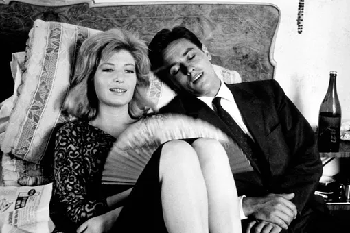 Моника Витти и Ален Делон в фильме «Затмение», 1962 Моника Витти и Ален Делон в фильме «Затмение», 1962