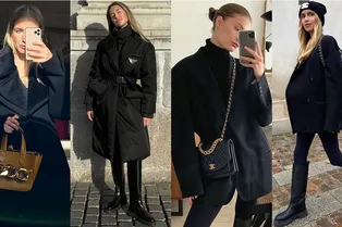 Черный — главный цвет зимы: как носить его, чтобы не выглядеть скучно