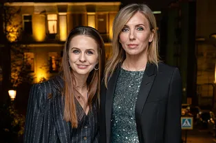 Светлана Бондарчук, Ксения Чилингарова и Урсула Ким на презентации LuxCartel x JuneJuly