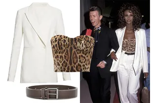 Одеться на романтический ужин как Иман в 90-е