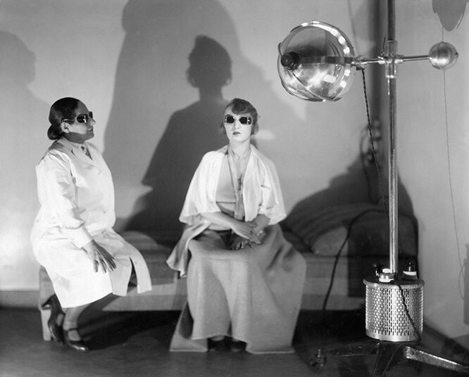 Лечение ультрафиолетом, 1934