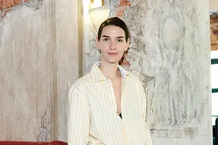 Мари Коберидзе и Яна Кушнер на завтраке Samsonite и American Tourister