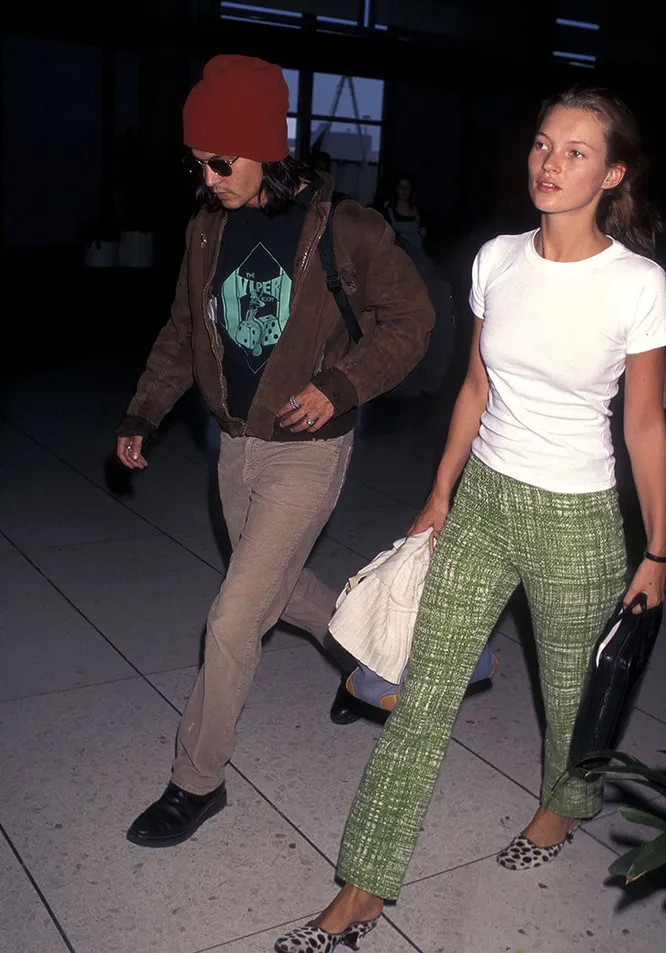 Джонни Депп и Кейт Мосс, 1996