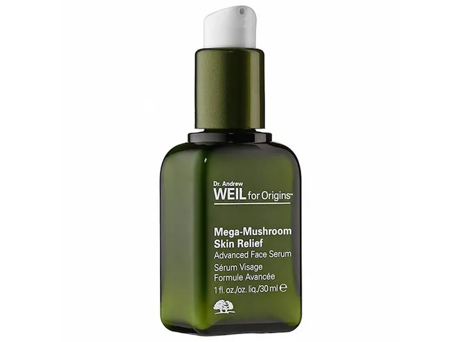 Успокаивающая сыворотка с экстрактом чати Dr. Weil For Origins Mega-Mushroom Skin Relief Advanced Face Serum