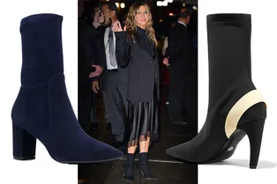 Где купить ботильоны-носки, как у Дженнифер Энистон