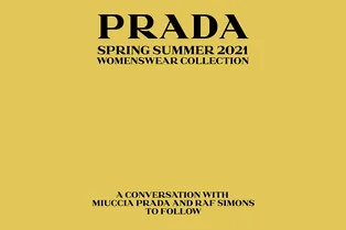 Прямая трансляция первого показа Рафа Симонса для Prada