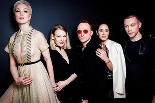 Дарья Мороз, Ксения Собчак, Светлана Бондарчук и Снежанна Георгиева на премьере «Содержанок»