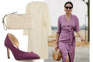 3 способа носить платье-халат этой осенью